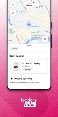 foodora rider screenshot 1