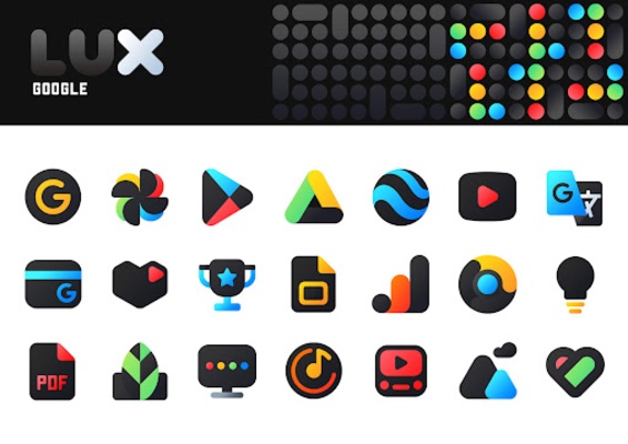 LuX IconPack screenshot 1