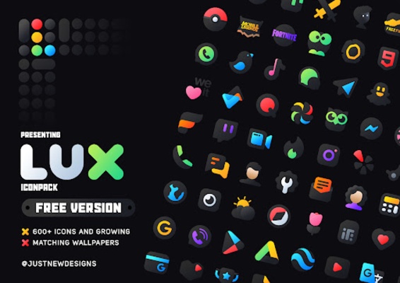 LuX IconPack screenshot 1