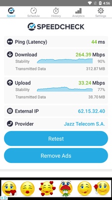 SPEEDCHECK - Speed Test screenshot 1