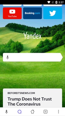Yandex Browser Beta screenshot 1