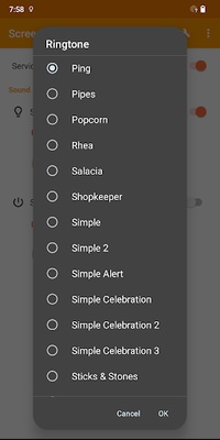 Screen On Off Sound screenshot 1