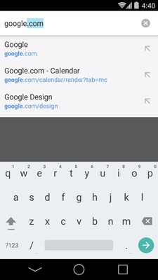 Chrome Canary screenshot 1