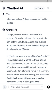 Chatbot AI screenshot 1