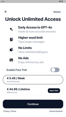Chatbot AI screenshot 1
