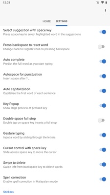 Manglish Keyboard screenshot 1