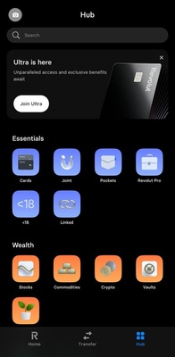 Revolut screenshot 1