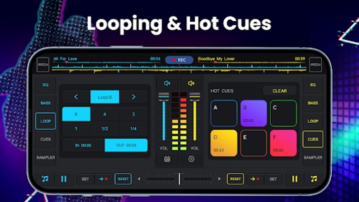 DJ Music mixer - DJ Mix Studio screenshot 1