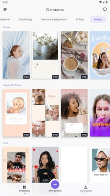 Instories screenshot 1