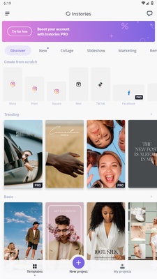 Instories screenshot 1
