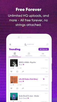 Audius Music screenshot 1