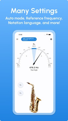 Saxophone Tuner screenshot 1
