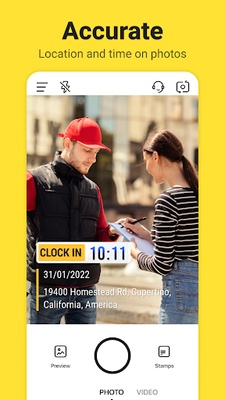 Timemark: Timestamp Camera,GPS screenshot 1