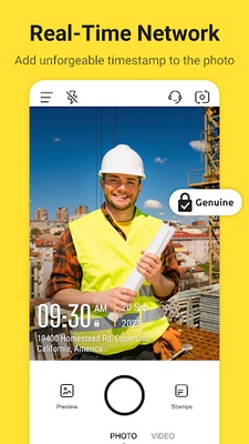 Timemark: Timestamp Camera,GPS screenshot 1