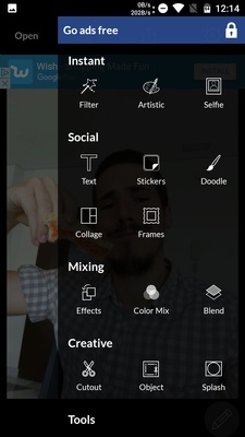 LightX Photo Editor screenshot 1