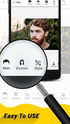 Hair Style Photo Editor screenshot 1