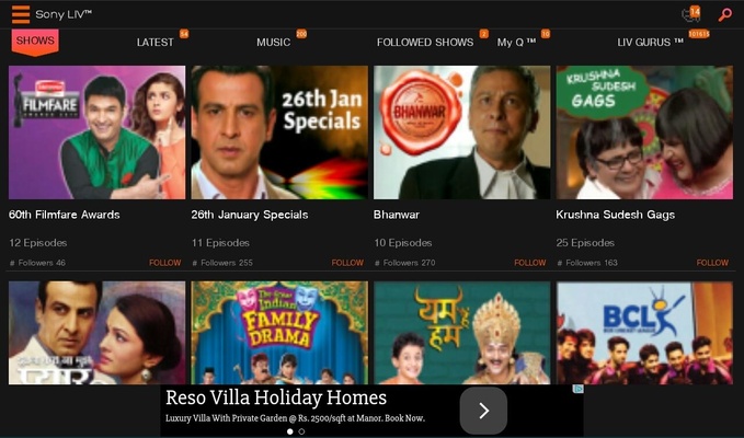 Sony LIV screenshot 1
