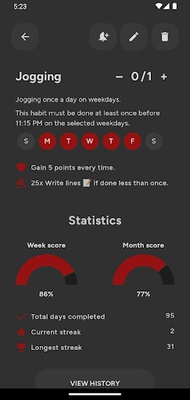 Obedience: BDSM habit tracker screenshot 1