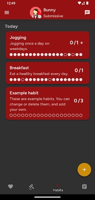 Obedience: BDSM habit tracker screenshot 1