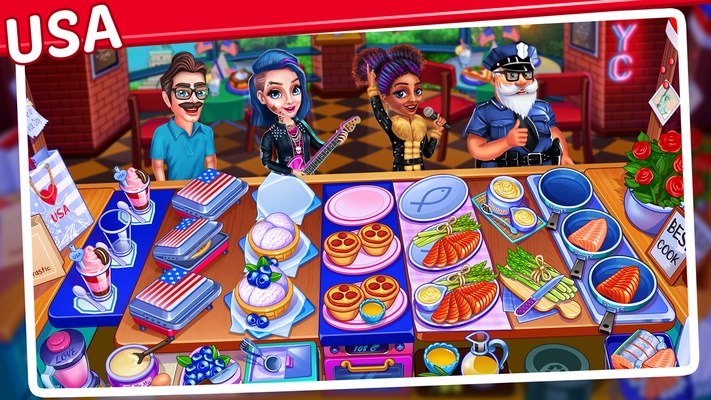 My Cafe Shop Cooking Game screenshot 1