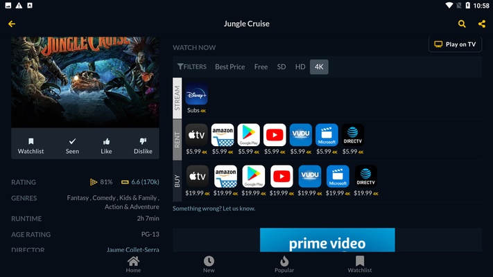 JustWatch screenshot 1