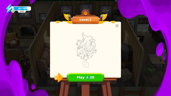 Gallery Coloring Book and Decor screenshot 1
