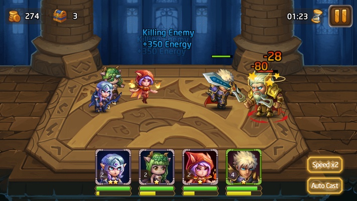 Heroes Legend: Idle Battle War screenshot 1