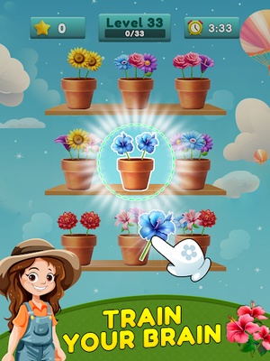 Flower Matching Game screenshot 1