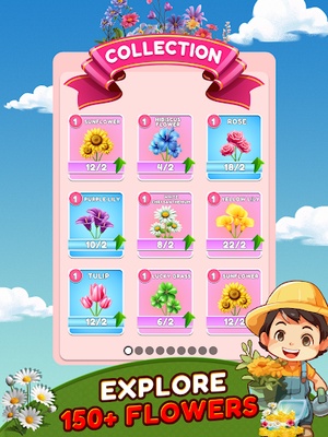 Flower Matching Game screenshot 1