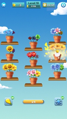 Flower Matching Game screenshot 1