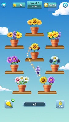 Flower Matching Game screenshot 1