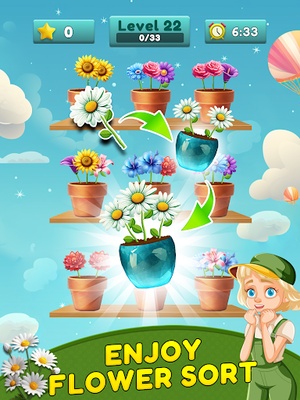 Flower Matching Game screenshot 1