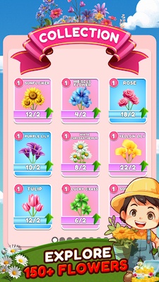 Flower Matching Game screenshot 1