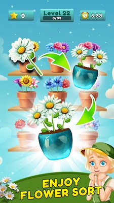 Flower Matching Game screenshot 1