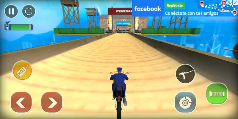 Police Bike Stunts Games screenshot 1