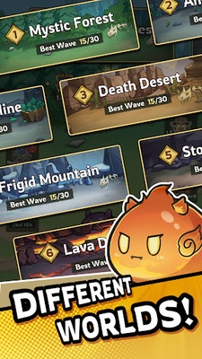 Slime Castle - Idle TD screenshot 1