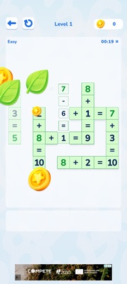 Math Crossword screenshot 1