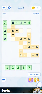 Math Crossword screenshot 1