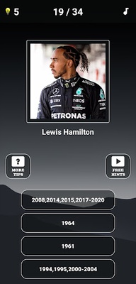 Formula 1: Guess F1 Driver screenshot 1